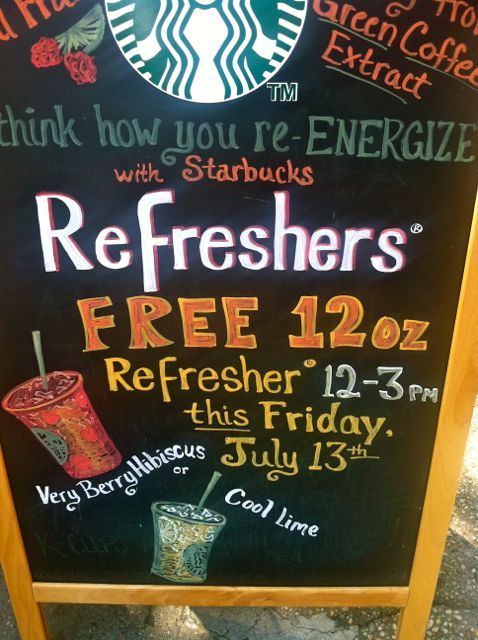 More Free Stuff: The Starbucks Refresher - Bklyner