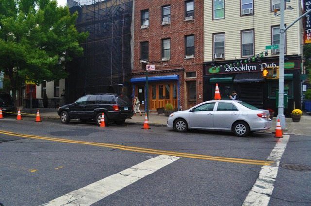 What’s With the Cones on 6th and 7th Avenues?