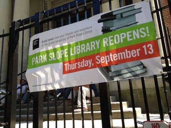 Park Slope Library Definitively Set to Reopen September 13th