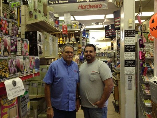 Paul and Javier at Almac Hardware