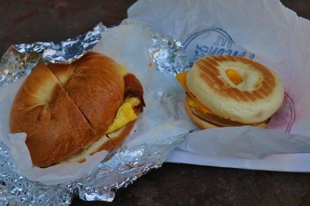 Breakfast Bagel Showdown: McDonald’s vs. Bagel Pub