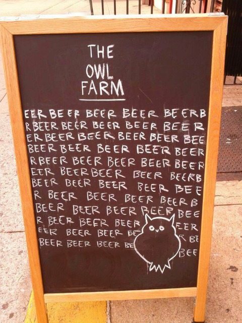 Owl Farm Beer