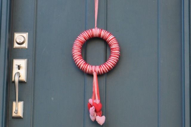 Candy Cane Wreath