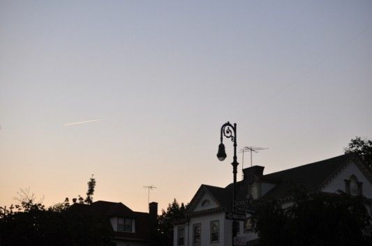 Sunset over Beverley Road