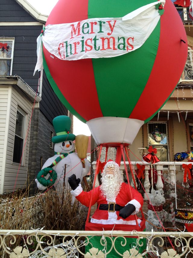 Santa's hot air balloon