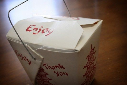 Chinese food, by ginnerobot on Flickr