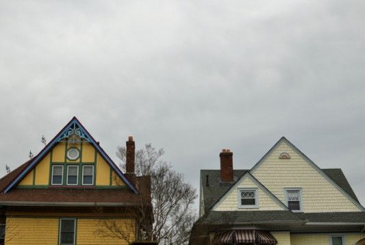 Clouds Over Houses, Dorchester and Argyle