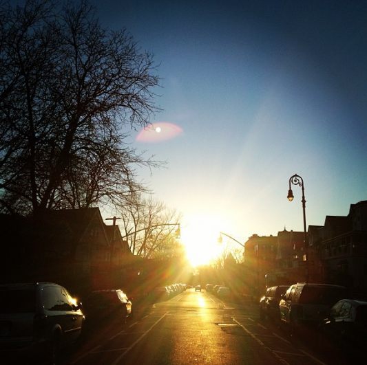 Dorchester Sunset by monetrose on Instagram