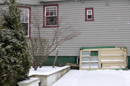 Snowy Doors on Argyle