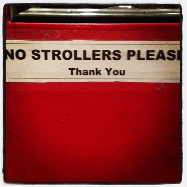 no strollers via genn4dy