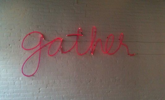 gather via Emily