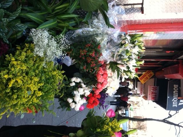 Flowers at Deli & Grocery at Church and Ocean Aves