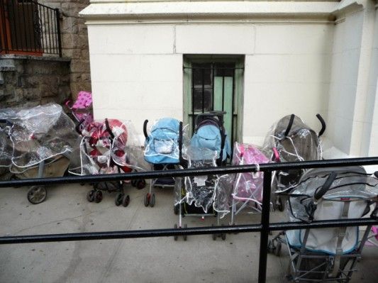 A Pack of Strollers on Beverley Road