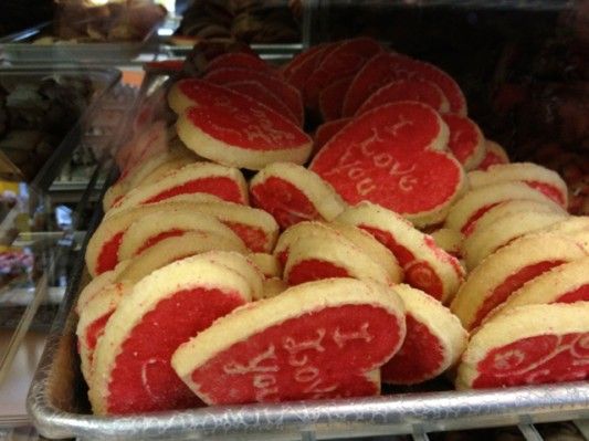 Valentine's Day Cookies at John's Bakery