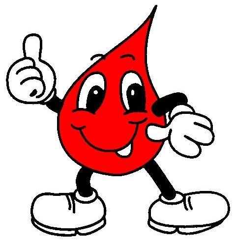 happy blood drop