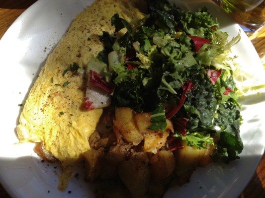 Omelet at The Farm on Adderley