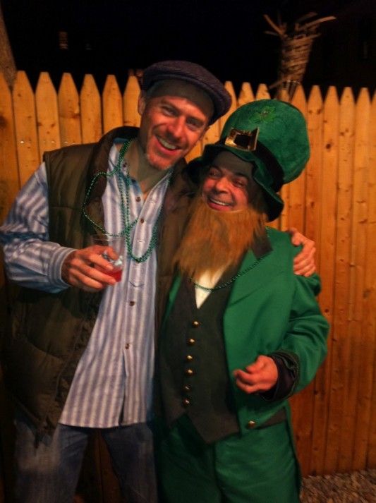 John Munnelly & a Leprechaun