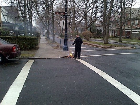 Burning the Chametz