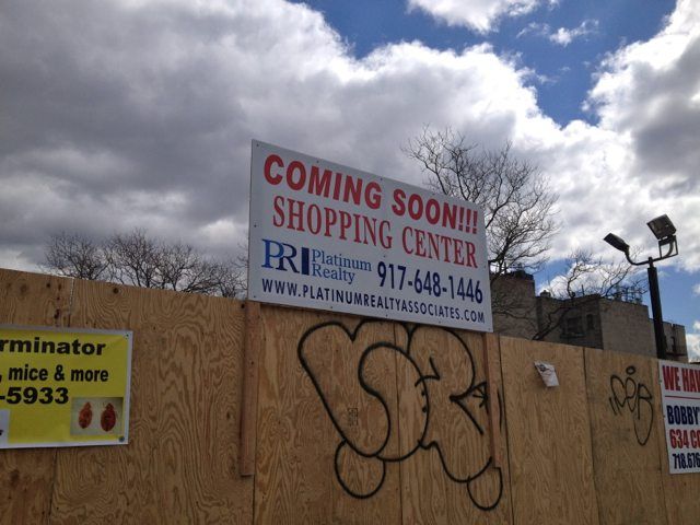 Shopping Center Coming to Coney Island Ave at Avenue H
