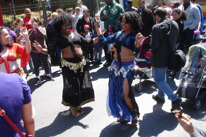 Church Ave. street fair bellydancers