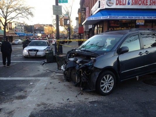 Car Collision at 5th Ave/9th St