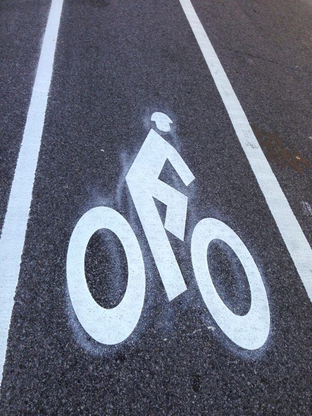 New Bike Lanes Installed On 14th And 15th Streets