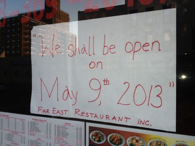 5th Avenue’s Far East Restaurant Opening On May 9