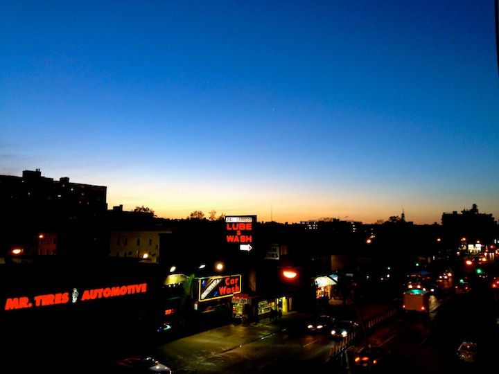 coney island avenue sunset