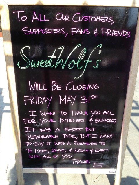 SweetWolf’s Closing On 6th Avenue