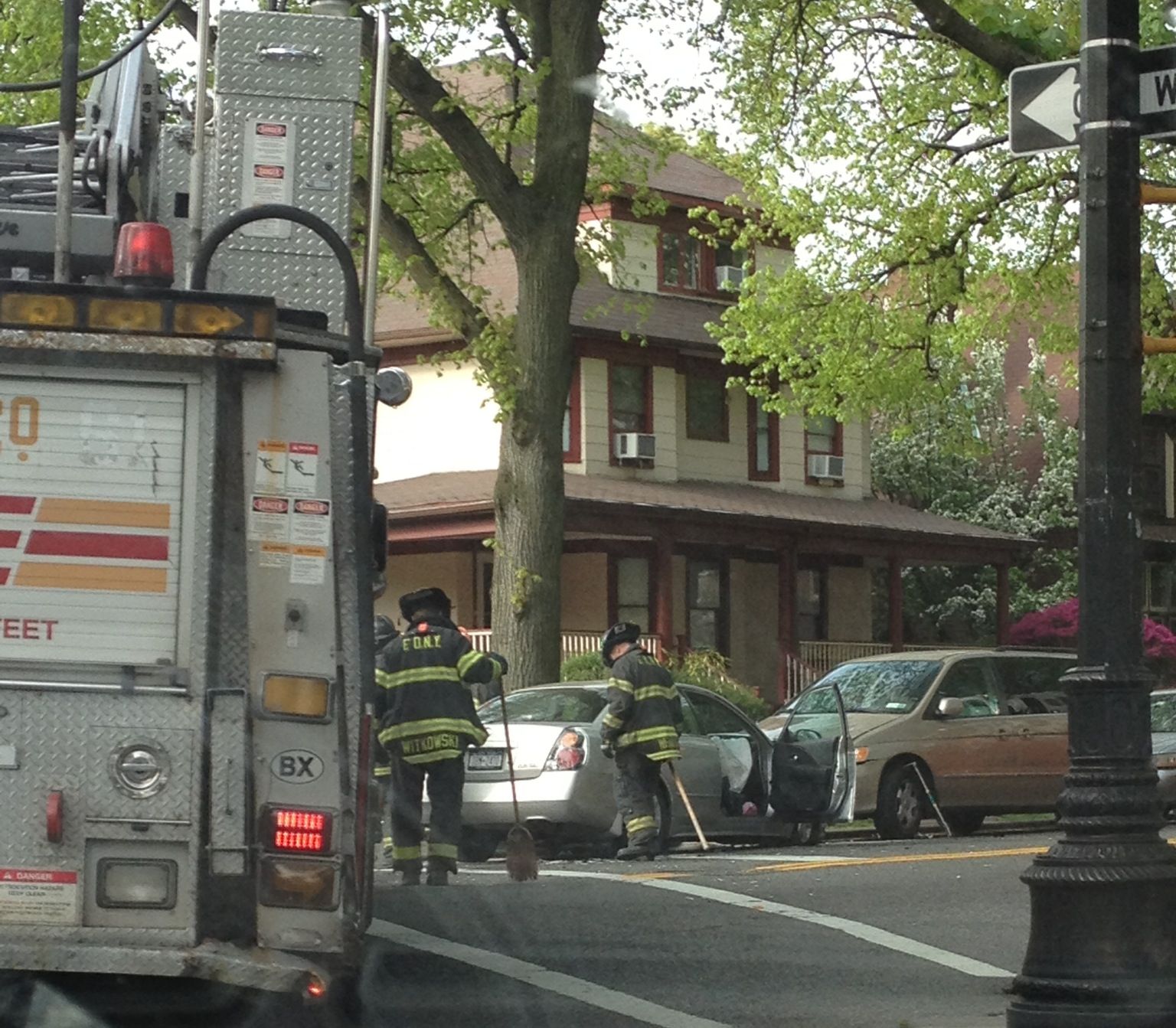 car accident ditmas and e18 by sam mackey