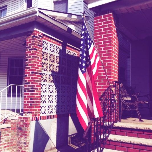 American Flag on Newkirk Ave