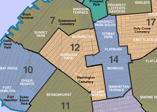 Community Board Map Brooklyn Community Board 12 Monthly Meeting Tonight At Ps 230