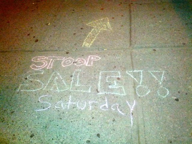 stoop sale sidewalk