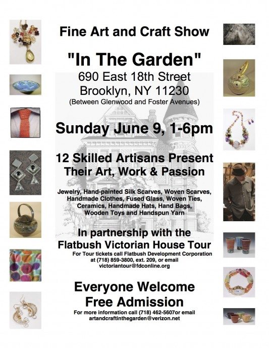 Art In The Garden Poster and Flyer