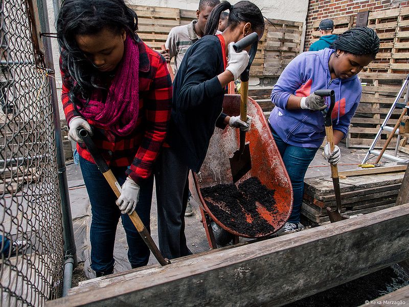 gardening via sustainable flatbush