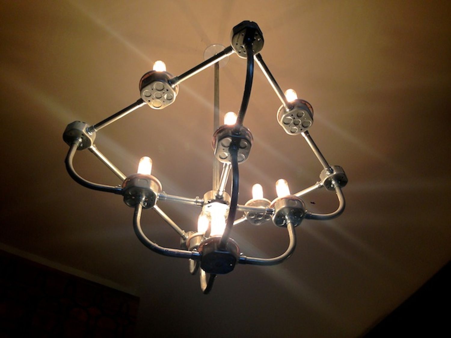 wheated chandelier