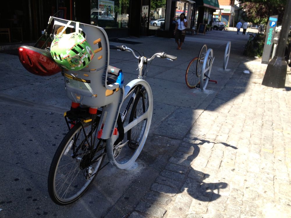 New Bike Racks On Cortelyou