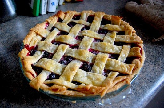 Mulberry pie, via This Year's Love on Flickr