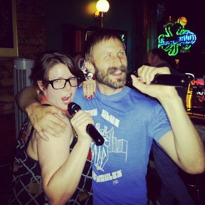 Karaoke at Shenanigans, via Anula Maiberg on Facebook