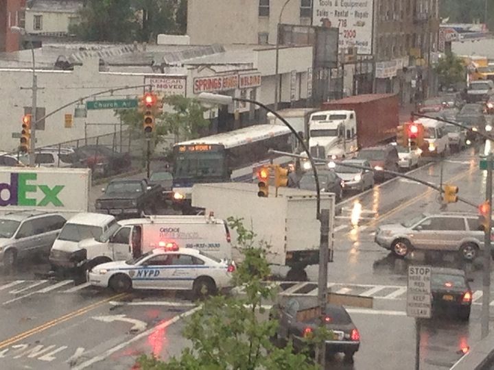 coney island avenue car accident