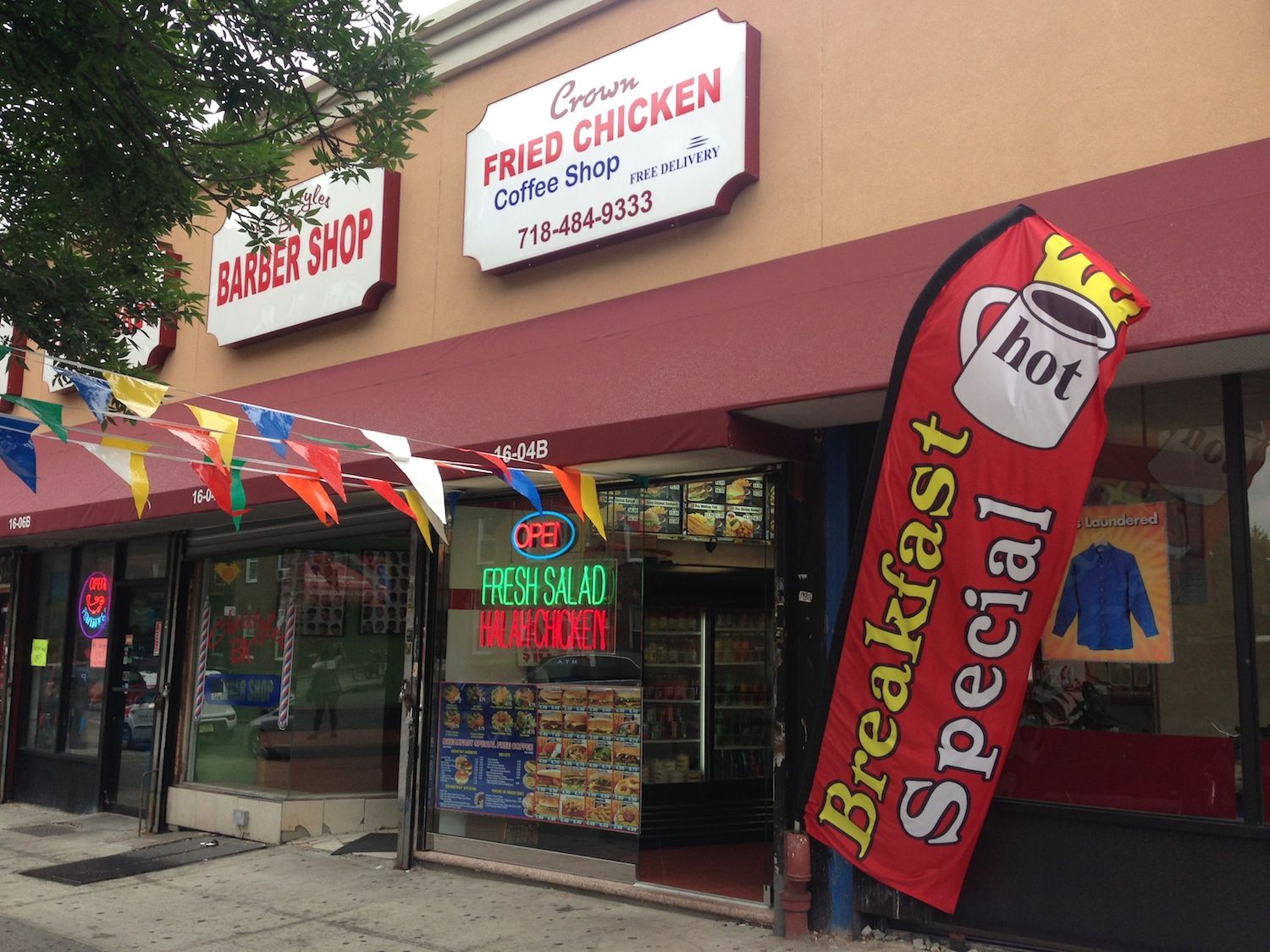 crown fried chicken and coffee shop on newkirk