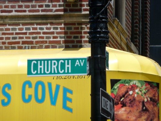 Church Avenue Street Sign