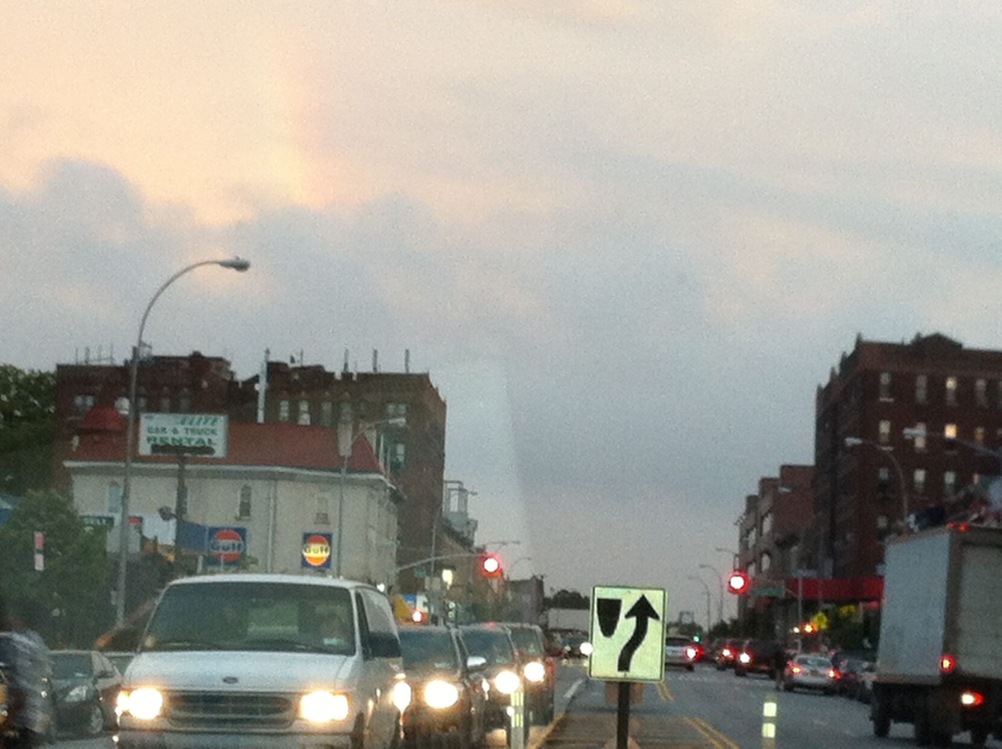 coney island avenue rainbow by melissa scott