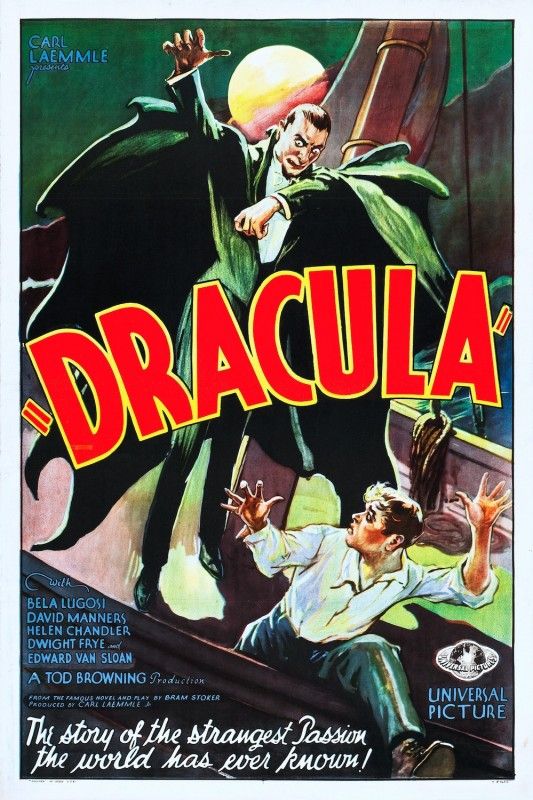 Dracula movie poster via wikimedia