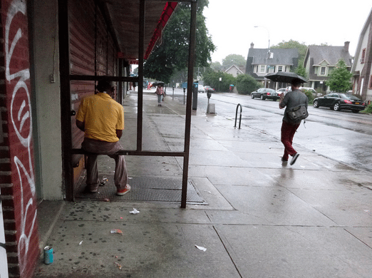 rain on foster avenue by carryboo