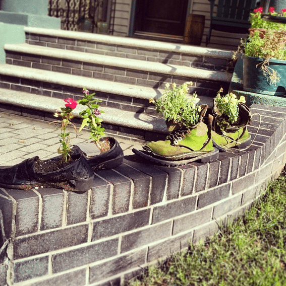 shoe planters by afternoonan