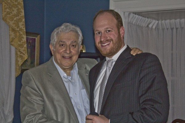 Photo of Jacob Gold and Councilmember David Greenfield