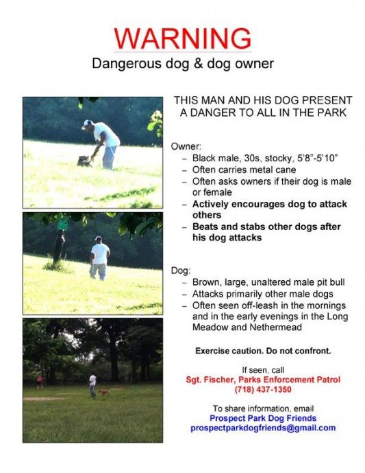 Dangerous Dog/Owner Warning via FIDO