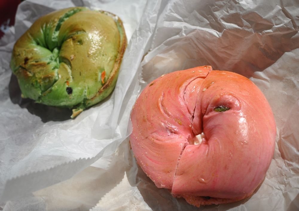 Bite Of The Day: Colorful Bagels From John's