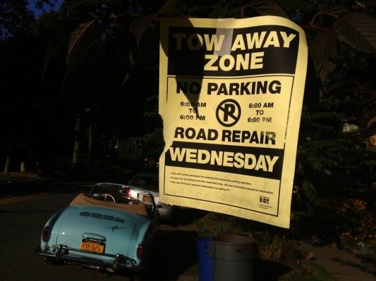 No Parking Sign on Ditmas Ave